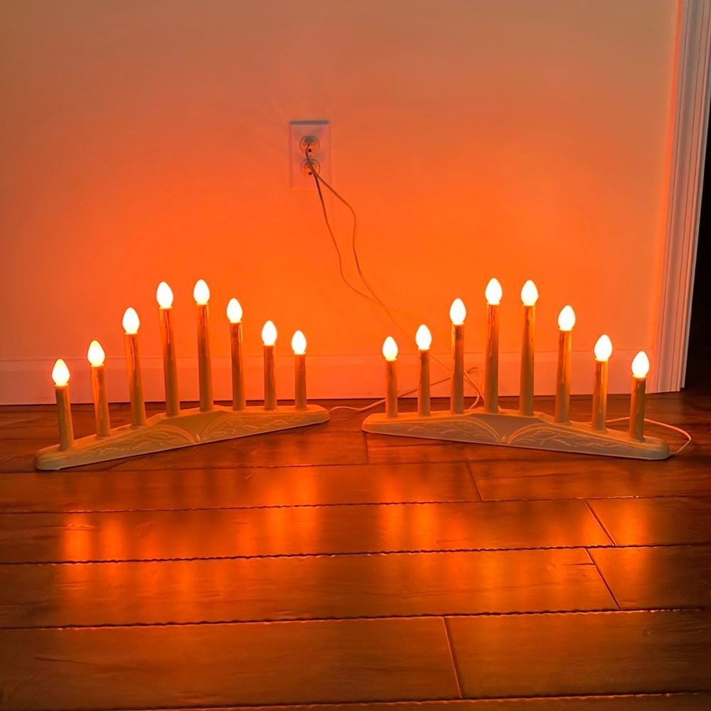 Vintage electric candles